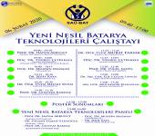 YENİ NESİL BATARYA TEKNOLOJİLERİ ÇALIŞTAYI